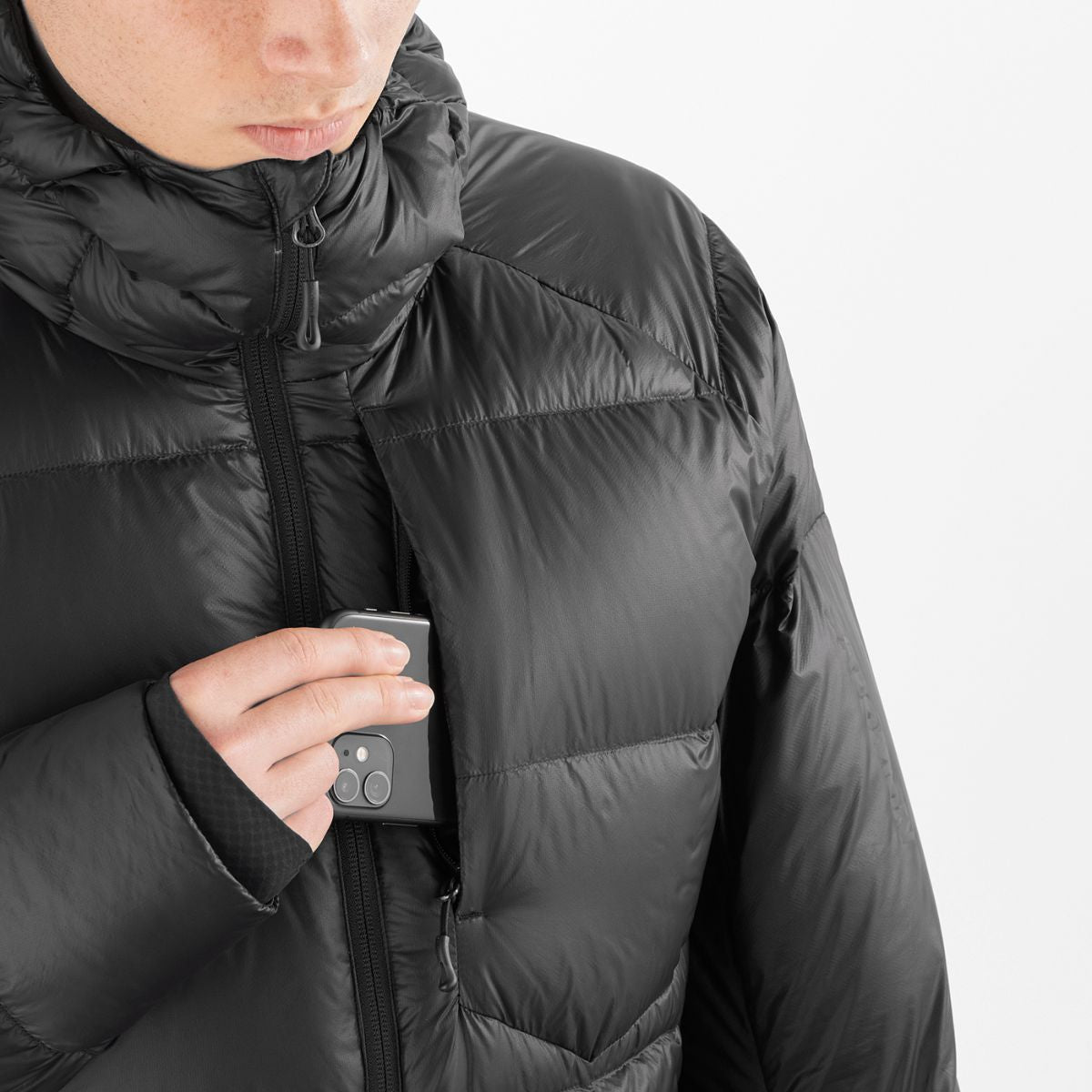 OUTLINE DOWN HOODED JKT M