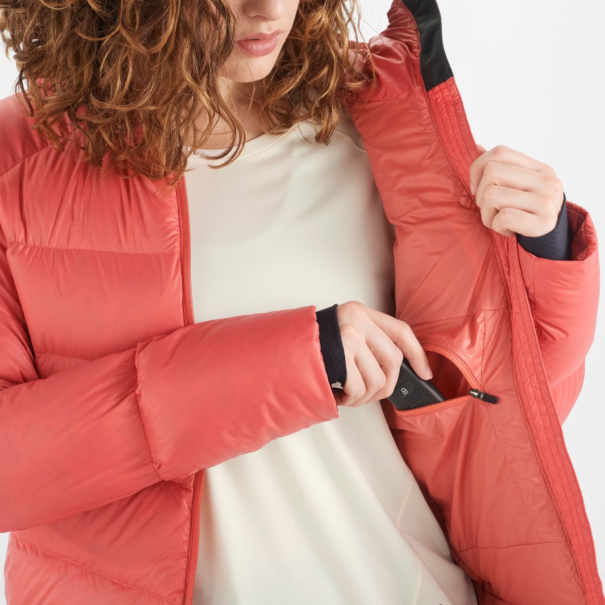 OUTLINE DOWN HOODED JKT W